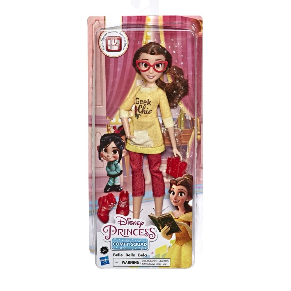 Disney Princess Comfy Squad Belle Doll “ Ralph Breaks The Internet” - Picture 8 of 12